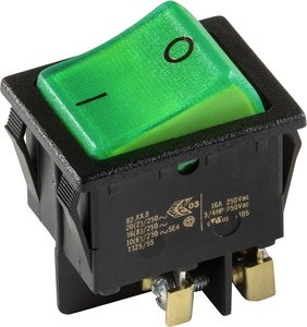 Przełącznik interBär 3636-250.22, 250 V/AC, 16 A, 1 x wył/wł, zatrzask, 1 szt.