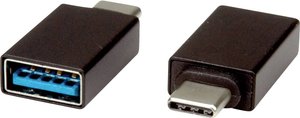 Przejściówka, adapter Roline 12.03.2997, [1x złącze męskie USB-C - 1x ]