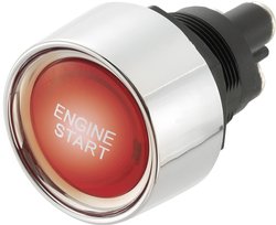 Przycisk samochodowy TRU COMPONENTS TC-A2-23B-07 1588076, 1 x wył/(wł), 24 V/DC, 25 A