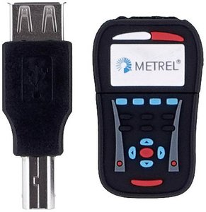 Przejściówka, adapter Metrel S 2072 20992384, [1x złącze męskie USB-B 2.0 - 1x złącze żeńskie USB-A 2.0]