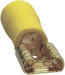 Końcówka kablowa konektorowa Sinuslive 6.3-6.0, żołta, 10zt.