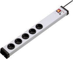 Listwa zasilająca z ochroną przepięciową Ehmann VARIO 0207x01053301, Złącze bezpieczne, Ilość gniazdek: 5