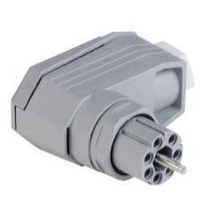 Złącze napięciowe do serii NR Hirschmann N6R FF R, 6 + PE, O = 7 - 9 mm, 5 A, 60 V, sza