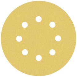 Papier ścierny EXPERT C470 z 8 otworami do szlifierek mimośrodowych, 125 mm, G 120, 50 szt. Papier ścierny ekscentryczny Bosch Accessories EXPERT C470 2608900912  50 szt.