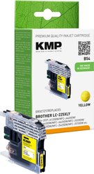 KMP Tusz do drukarek atramentowych Zamiennik Brother LC-225XLY Żółty Tusz do drukarek atramentowych zamiennik KMP B54 Żółty