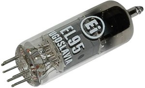 Lampa elektronowa EL EL 95 = 6 DL 5  EL 95 = 6 DL 5 Ilość biegunów 7 Trzonek miniaturowy Opis: Pentoda końcowa