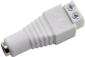 Złącze męskie niskonapięciowe TRU COMPONENTS DC14-F-WT złącze żeńskie proste  5.5 mm 1 szt.