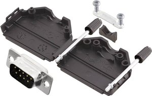 Zestaw listew męskich D-Sub MH Connectors MHDPPK9-DB9P-K, rzędy: 2, styki: 9, 180 °, 1 szt.