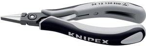 Szczypce płaskie Knipex 34 12 130 ESD, 135 mm, ESD