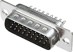 Listwa męska D-Sub TRU COMPONENTS TC-A-HDS 26 LL/Z-203 1586484, styki: 26, 1 szt.