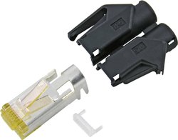 złącze męskie proste RJ45 Hirose Electronic RJ45C6A-SW TM31 RJ45C6A-SW Ilość styków: 8P8C 1 szt.