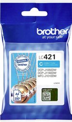 Brother atrament LC-421C tusz oryginalny  Cyjan LC421C