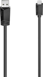 Kabel USB Hama, USB 2.0, Złącze męskie USB Micro-B, Złącze męskie USB-A, 3.00 m