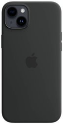 Apple Silicon Case MagSafe Case Apple iPhone 14 Plus czarny Ładowarka indukcyjna, Odporny na wstrząsy