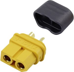 Złącze żeńskie akumulatora XT60L Reely 1509169 pozłacane 1 szt.