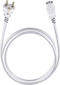 Kabel Oehlbach 17044 [1x złącze męskie z uziemieniem - 1x złącze żeńskie IEC C13] 3.00 m