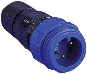 Złącze męskie okrągłe Bulgin PX0411/02P/5560, styki:2, 250 V, 8 A, 1 szt.