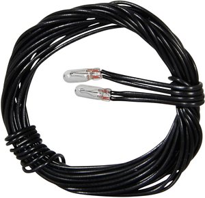 Żarówki przezroczyste T1/2, Ø 1,8 mm, 16 V, 30 ma, 2 kable, 2 sztuki Żarówka specjalna Viessmann Modelltechnik 3509, 2 szt.