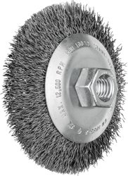 PFERD Szczotka stożkowa rozplątana KBU Ø 100 x 10 mm Drut stalowy M14 Ø 0,35 do szlifierki kątowej 43316001 1 szt.