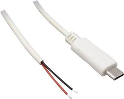 Wtyk USB 3.1 C z otwartym końcem kabla TRU COMPONENTS TC-2509033, 1.80 m, 1 szt.