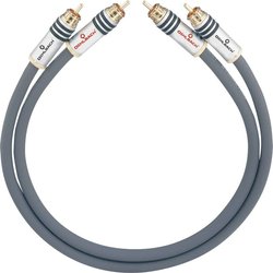 Kabel audio, Cinch Oehlbach 2088, [2x złącze męskie RCA/cinch - 2x złącze męskie RCA/cinch], 1.50 m, antracytowy