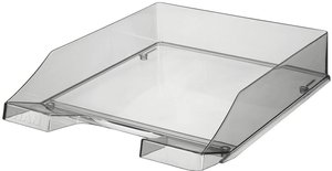 HAN 1026-X-24, listwa CLASSIC, nowoczesna, szykowna, transparentna z wysokim połyskiem, transparentno-szara Tacka na listy HAN KLASSIK DIN A4, DIN C4 przezroczysty, szary 1 szt.