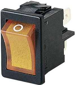 Przełącznik Marquardt 1855.1104, 250 V/AC, 4 A, 2 x wył/wł, IP40, zatrzask, 1 szt.