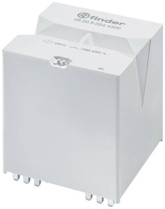 Wydajny przekaźnik PCB z 2 stykami NO do stosowania w falownikach lub stacjach ładowania, maks. prąd ciągły 100 A, napięcie cewki 12 V/DC Przekaźnik drukowany Finder 68.22.9.012.4300 68.22.9.012.4300, 690 V/AC, 100 A, 1 szt.