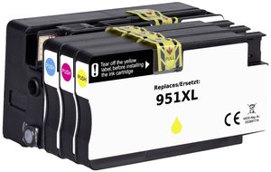 Renkforce Tusz Zamiennik HP 950XL, 951XL, C2P43AE, CN045AE, CN046AE, CN047AE, CN048AE Czarny, Cyjan, Magenta, Żółty  atrament Renkforce RF-5705448, 1 szt.