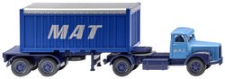 Model ciężarówki Wiking 052604 H0 Scania Przyczepa kontenerowa 20&#39, MAT