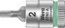 Nasadka 1/4'' (6,3 mm) Wera 8740 A 05003330001 wewnętrzny sześciokąt 2 mm