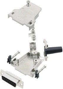 Zestaw listew żeńskich D-Sub TRU COMPONENTS TCD45ZF15DBSK 7708952, rzędy: 2, styki: 15, 45 °, 1 szt.