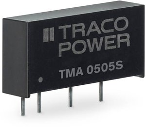 Przetwornica DC/DC TMA, 1 W, SIL-7 TracoPower TmA0505S In 5V/DC Out 5V/DC 200mA
