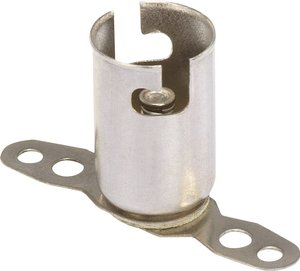 Gniazdo lampy TRU COMPONENTS 1229341 Gniazdo: BA9s Złącze: Oczko lutownicze 1 szt.