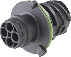 Złącza wtykowe okrągłe AMP zgodne z DIN 72585 TE Connectivity 967650-1, 1 szt.