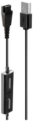 Adapter zestawu słuchawkowego USB typu A do szybkiego odłączania (Jabra) Adapter zestawu słuchawkowego LINDY 42750 1 szt.