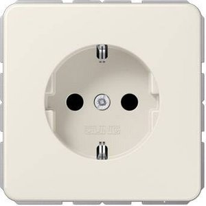 Jung CD1520 Gniazdko zasilania 16A 250V kremowo-białe Gniazdo z uziemieniem Jung CD1520 kremowy
