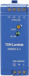 Zasilacz na szynę DIN TDK-Lambda DRB50-5-1, 5 V/DC, 2.5 A, 30 W