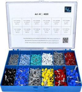 Zestaw końcówek rurkowych Vogt Verbindungstechnik 4020, 0.14 mm² - 16 mm², 2110 szt.