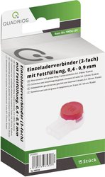 Quadrios 1905C132 Złącze jednożyłowe, PIN: 3, 15 szt.