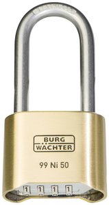 Kłódka Burg Wächter 37491 51.90 mm    z zamkiem szyfrowym