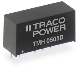 Przetwornica DC/DC TMH, 2 W, SIL-7 TracoPower TMH 2412D In 24V/DC Out 12V/DC 80mA
