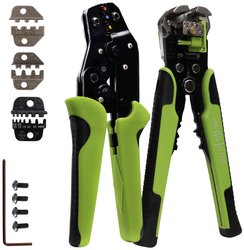 Szczypce do zaciskania Q-1601-01 z zestawem do mocowania i wielofunkcyjne szczypce do ściągania izolacji Q-1301 Zaciskarka zestaw Quadrios 22T015 22T015, 0.25 do 6 mm²