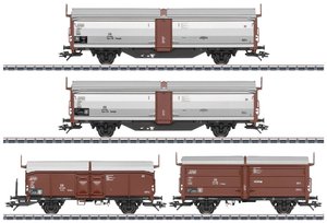 Wagon towarowy zamknięty Märklin 47301 H0 DB Tbes Wózek z rozsuwanym dachem 4