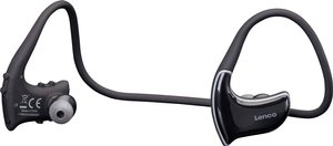 Lenco BTX-750BK wodoodporny zestaw słuchawkowy Bluetooth® czarny Zestaw słuchawkowy In Ear Lenco BTX-750BK A004159  czarny