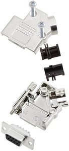 Zestaw listew żeńskich D-Sub TRU COMPONENTS TCD45PKM09DMSK 7708960, rzędy: 2, styki: 9, 45 °, 1 szt.