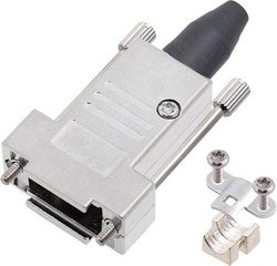 Obudowa złącza D-SUB encitech DTSL09-RG-LJS-T-K 6560-0247-31, metal, 180 °, 1 szt.