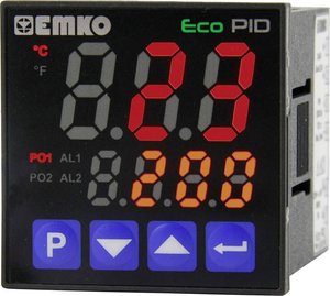 Termostat Emko ecoPID.4.5.2R.S.0 Pt100, J, K, R, S, T, L -199 do +999 °C Przekaźnik 5 A, SSR (D x S x W) 90 x 48 x 48 mm