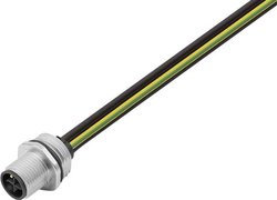 Złącze męskie okrągłe miniaturowe  binder 09 0687 700 03, styki:2, 630 V, 16 A, 1 szt.