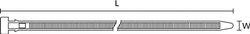 Opaska kablowa HellermannTyton CT203-PA66HS-BK 132-20360, 200 mm, poliamid 6.6, 50 szt.